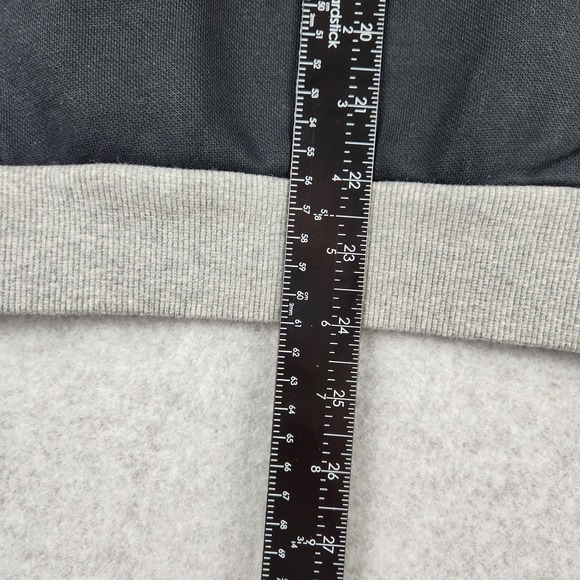 PUMA Men's Small Grey Black Logo Hoodie Pullover Sweatshirt Athletic Casual - Picture 5 of 9